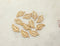 Gold Charms Leaf Charm Gold Plated Hollow Charm, 14mm x 8mm, sold as 5 pieces dainty gold leaf charms trendy charms